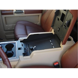 Shown installed in vehicle - open